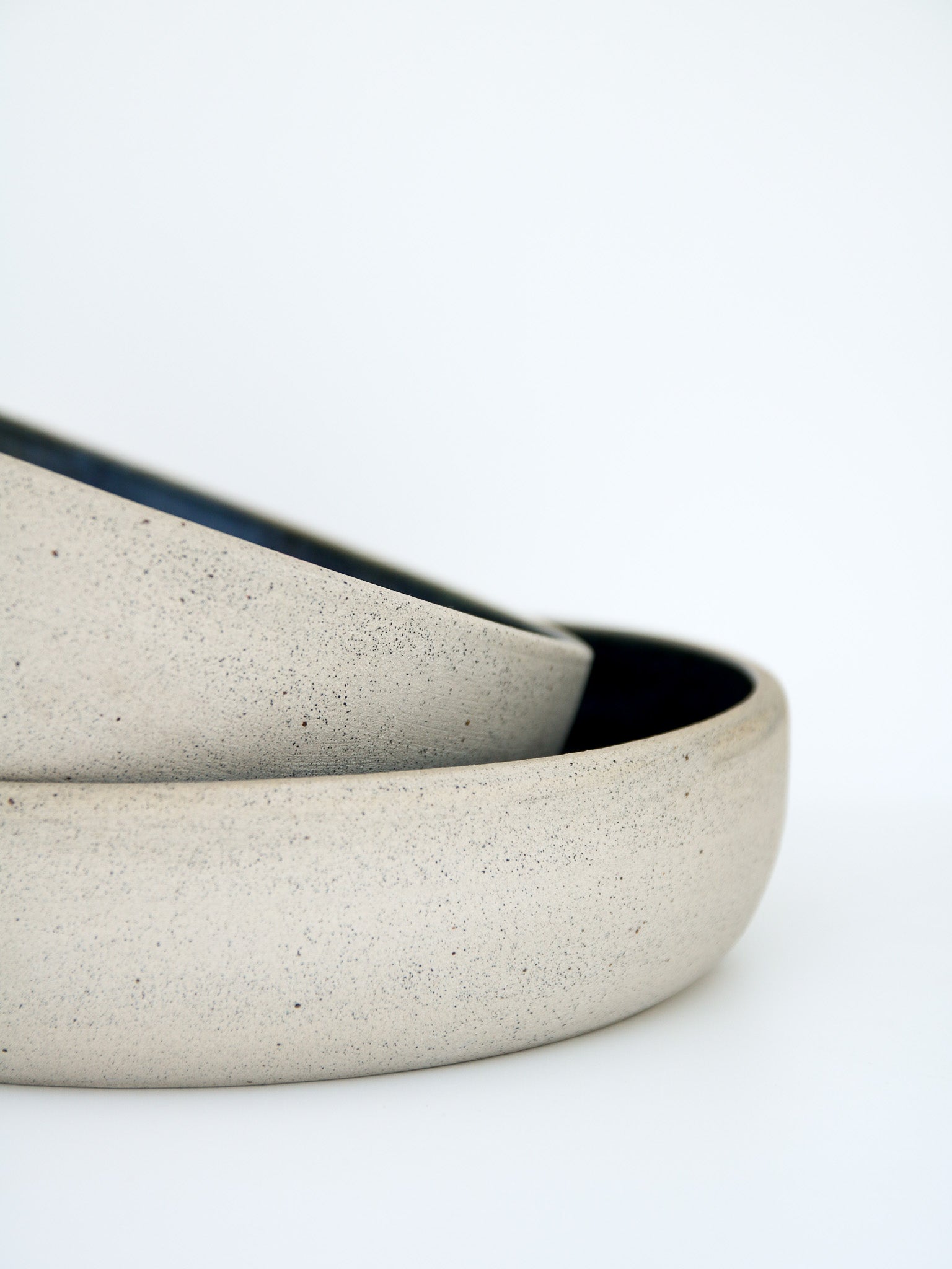 Schaal Spikkel Blauw L