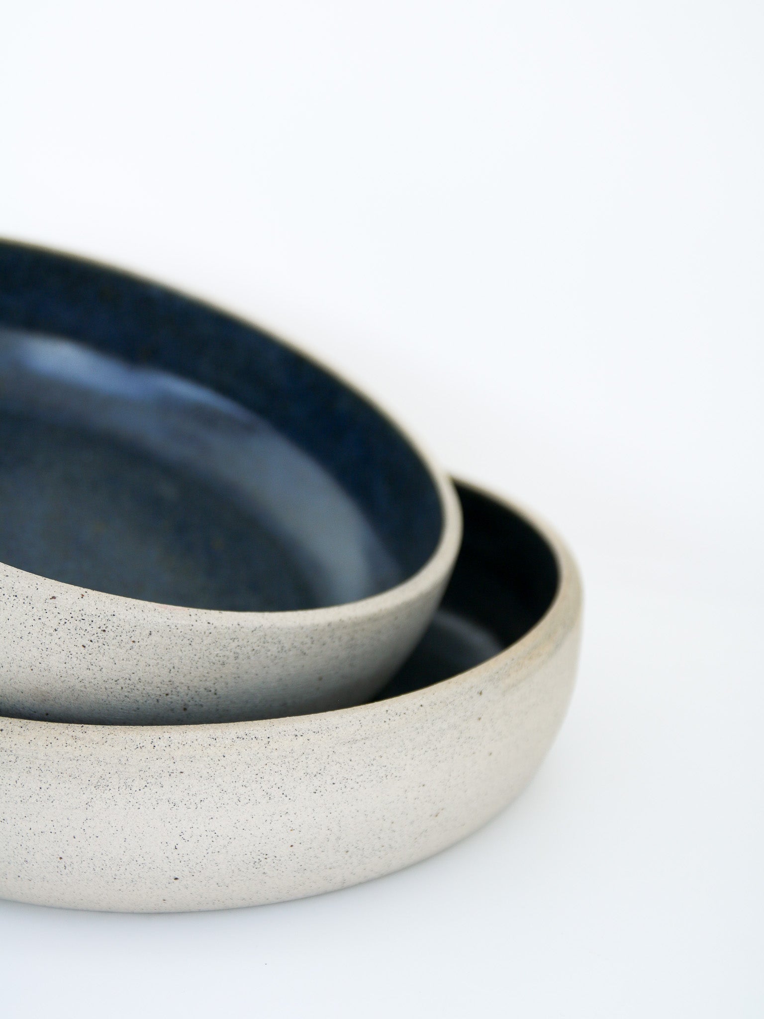 Schaal Spikkel Blauw L