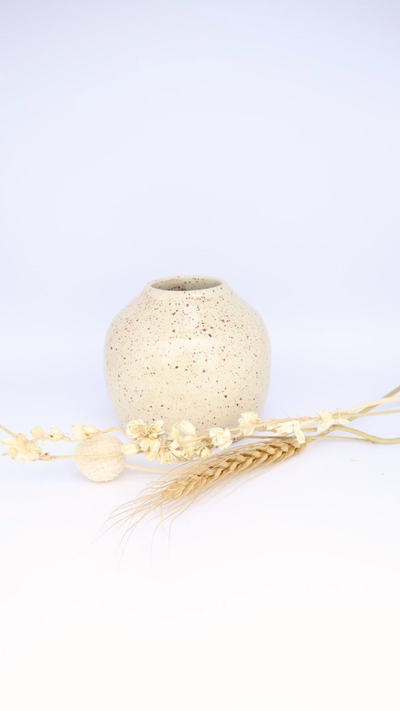 Vaasje Beige Spikkel