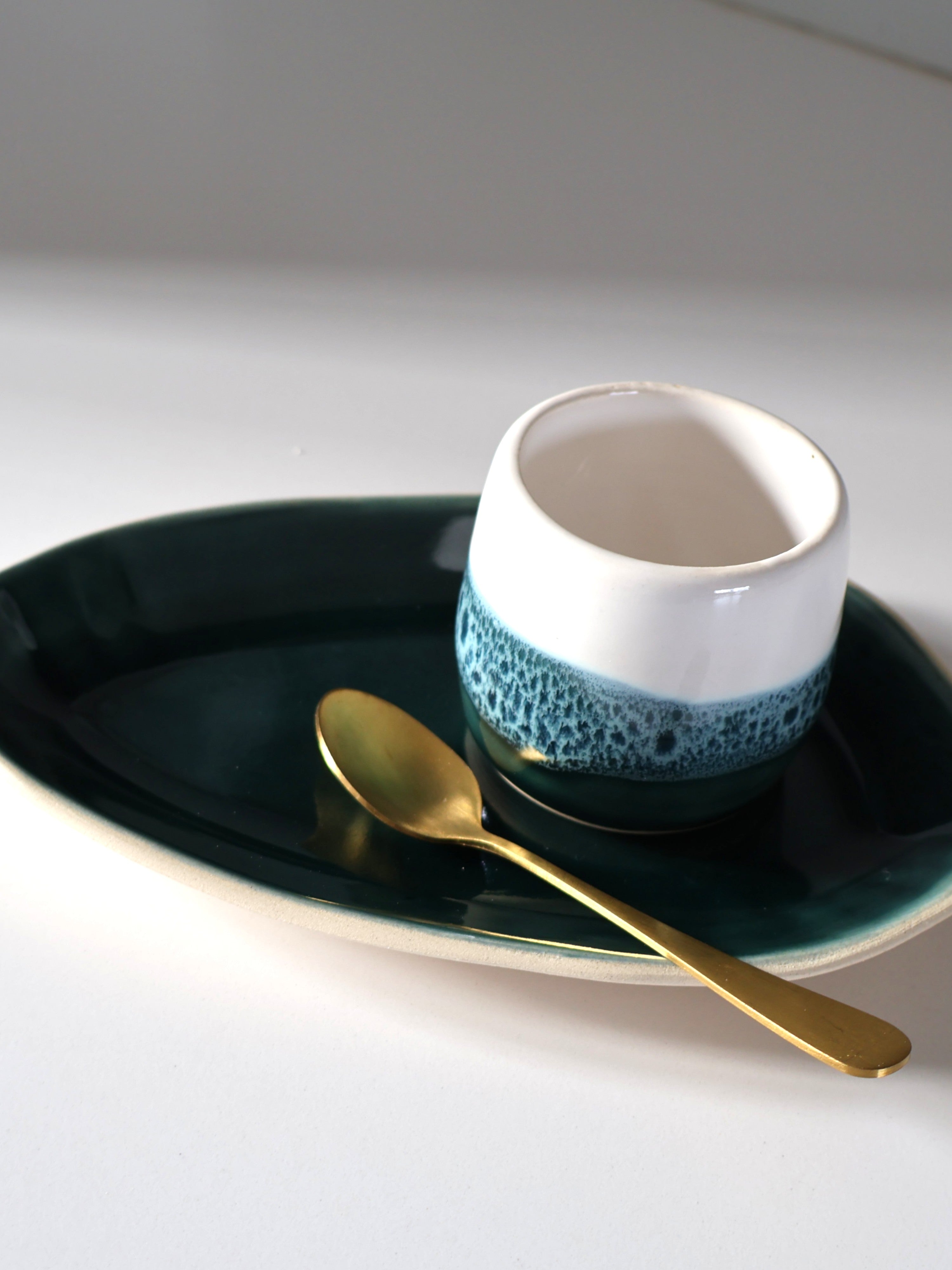 Espresso Gourmand set Oilspot Groen