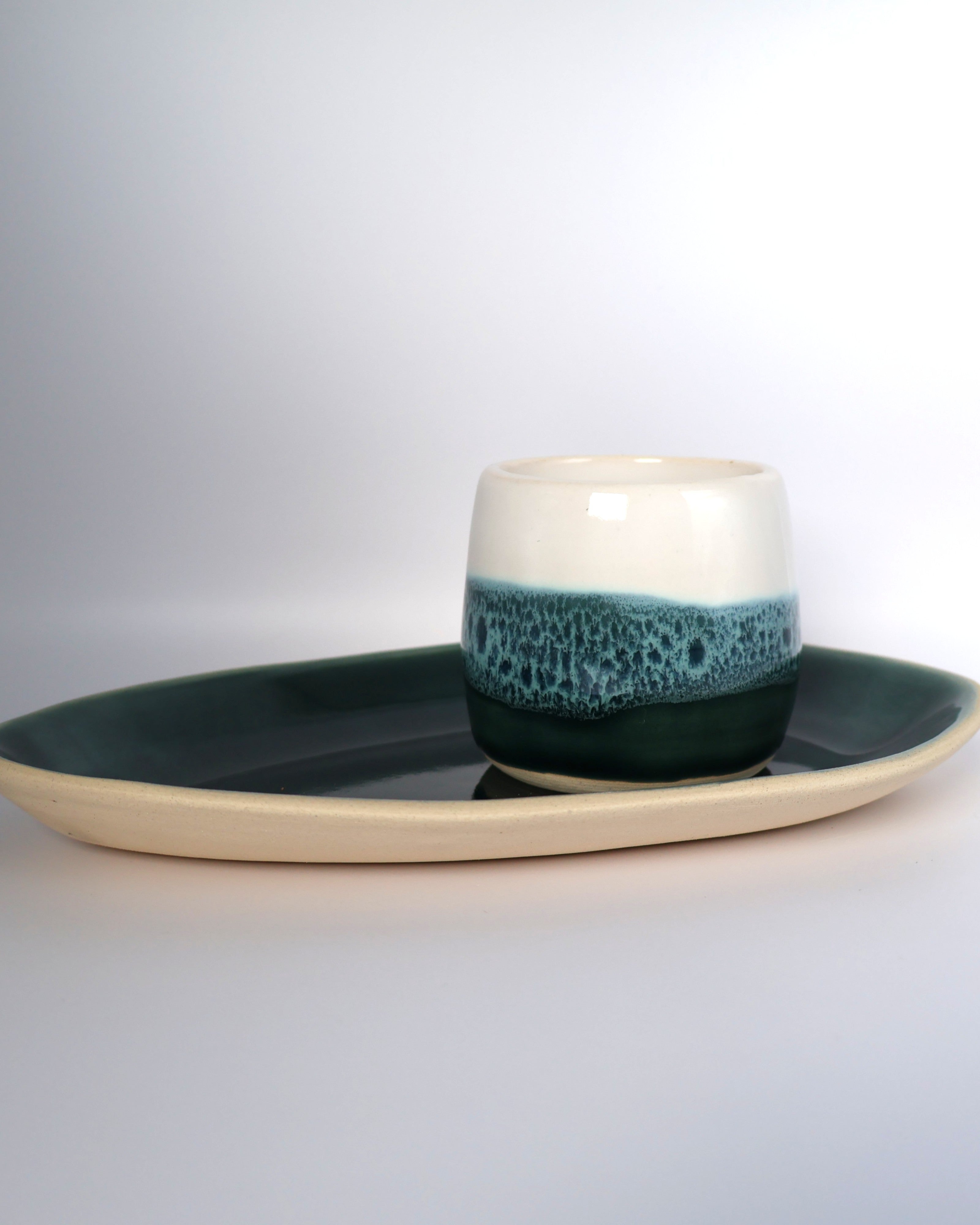 Espresso Gourmand set Oilspot Groen