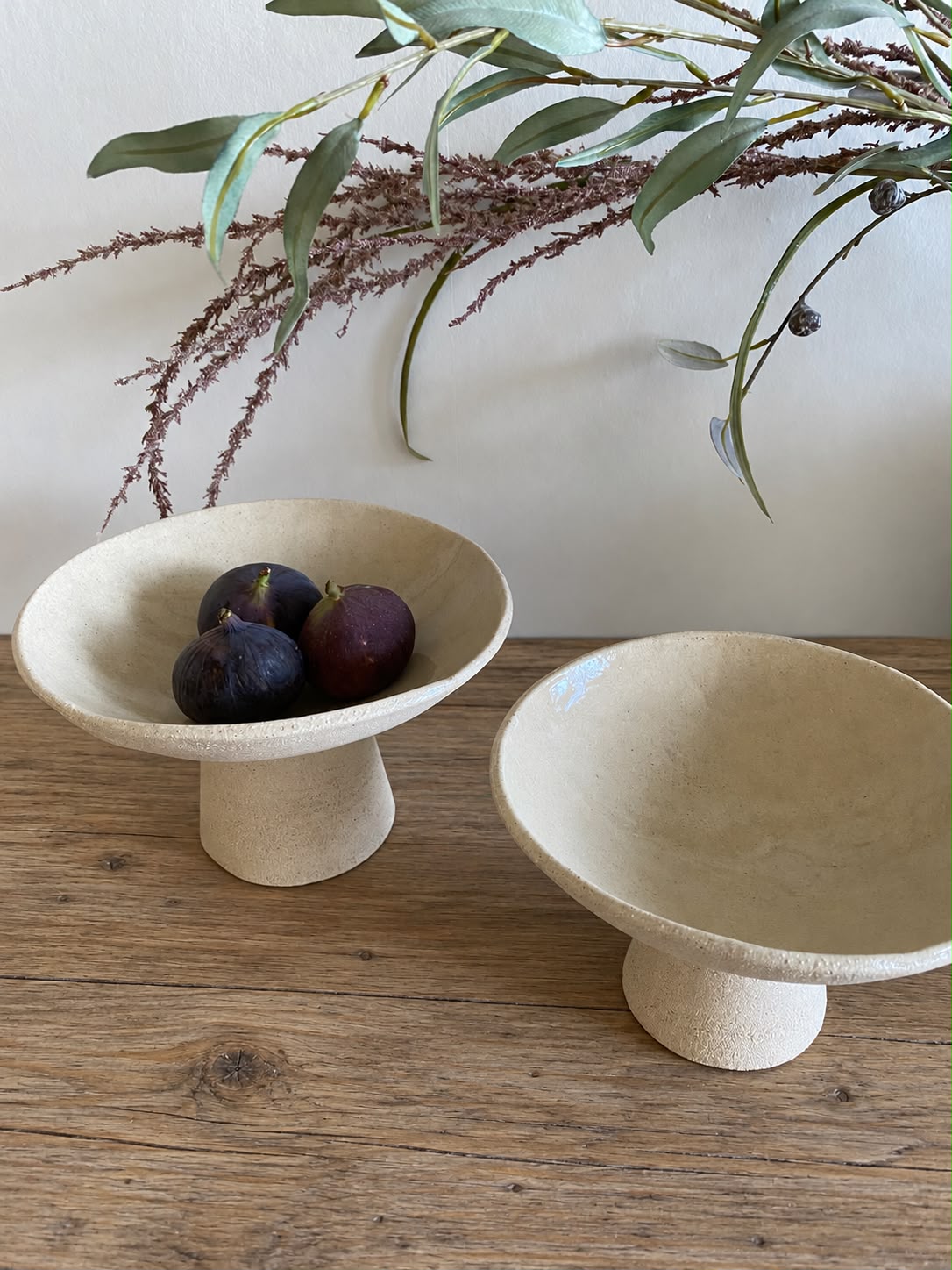 Set decoratieschalen Ruw Beige