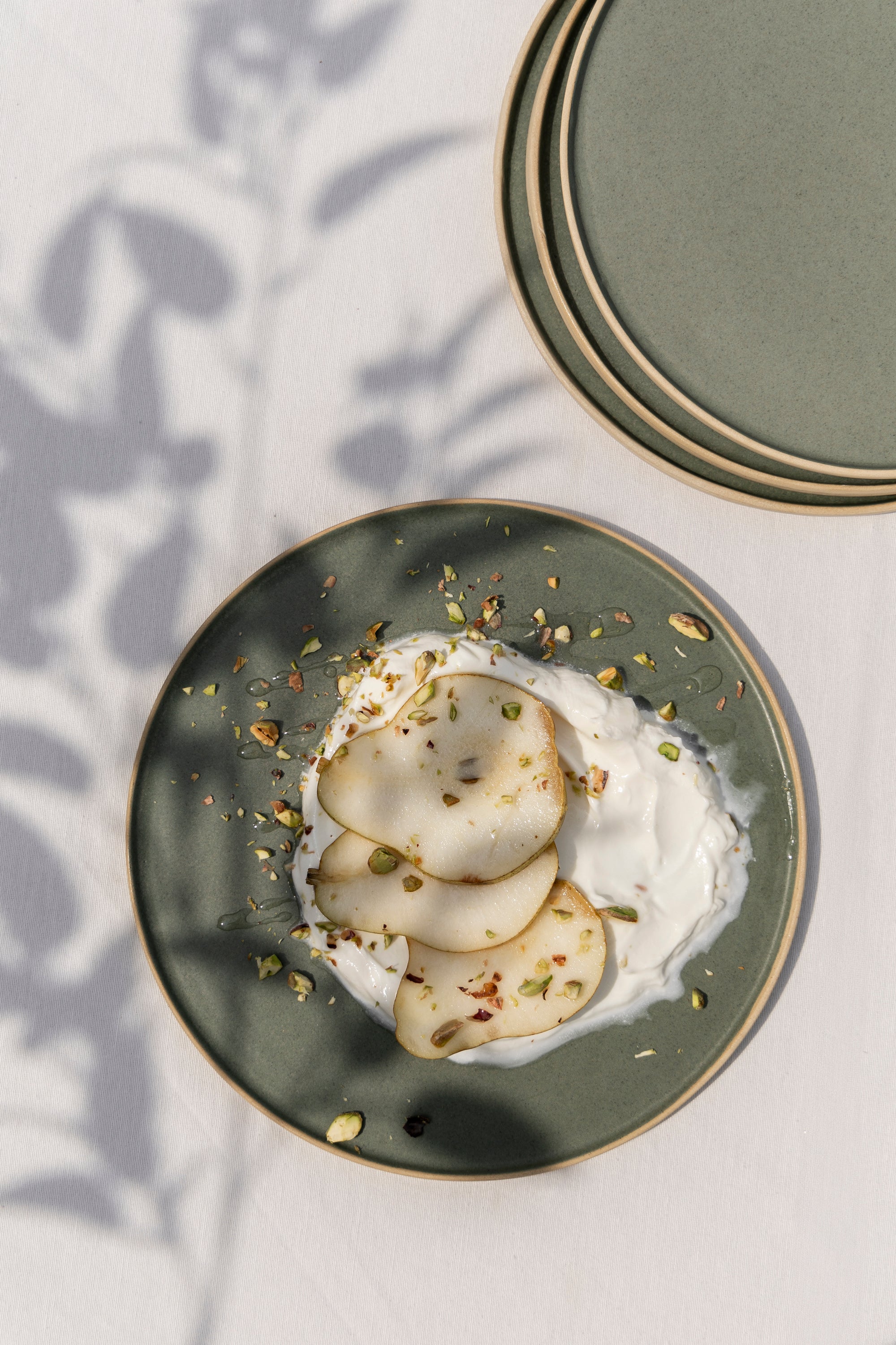 Bord middel mat groen